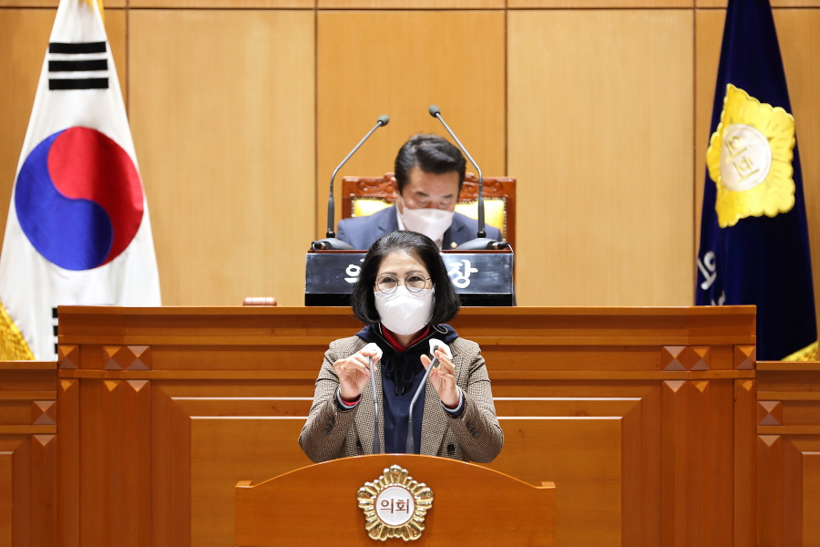 '제306회 구로구의회 임시회 제2차 본회의' 게시글의 사진(4) '최숙자 (2).JPG'