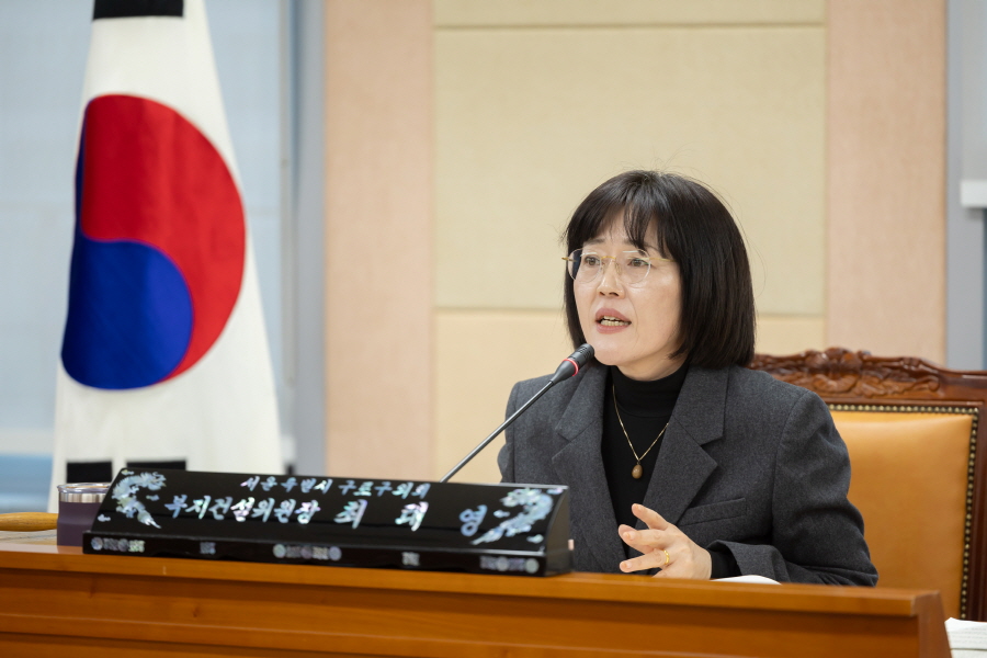 '제332회 구로구의회 정례회 회기중 복지건설위원회 2025년 예산안 예비심사' 게시글의 사진(2) '크기변환_최태영 (12).JPG'