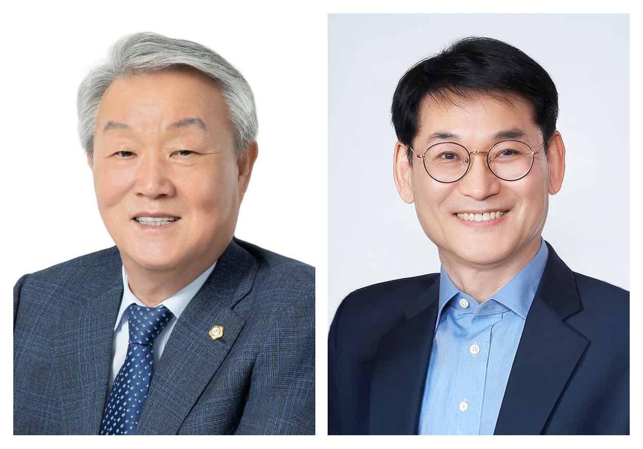 '구로구의회, 제10대 의회 힘찬 출발' 게시글의 사진(2) '제10대 구로구의회 의장 부의장 사진.jpg'