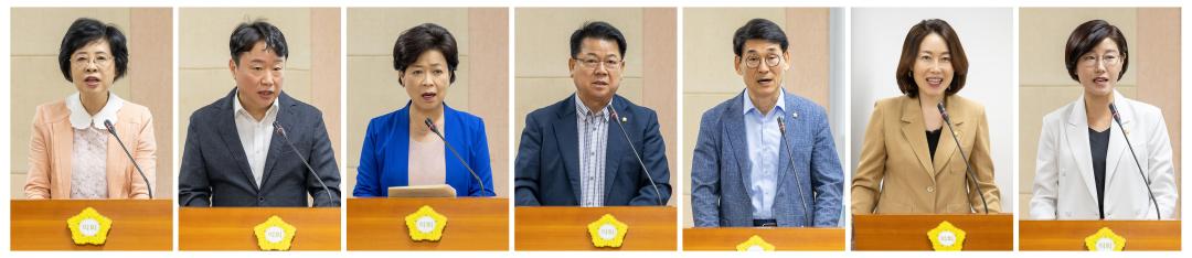 '구로구의회, 제338회 임시회 의원발의 조례안 7건 통과' 게시글의 사진(1) '조례발의 의원.jpg'